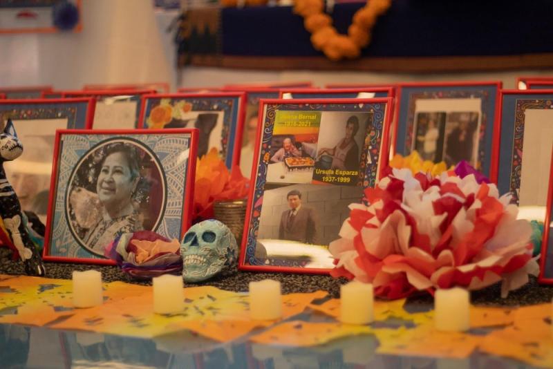 Day of the Dead observance includes dozens of Cicero's citizens lost to COVID. Sherlock Elementary School. Photo by Michael Izquierdo for palabra